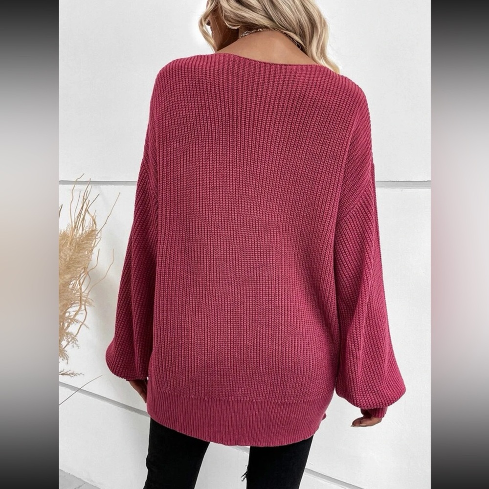 ⚡️Pinkish Red Sweater - Picture 4 of 4